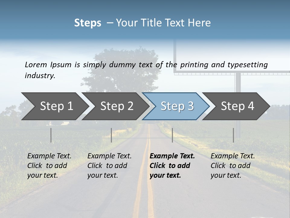 Commercial Surface White PowerPoint Template