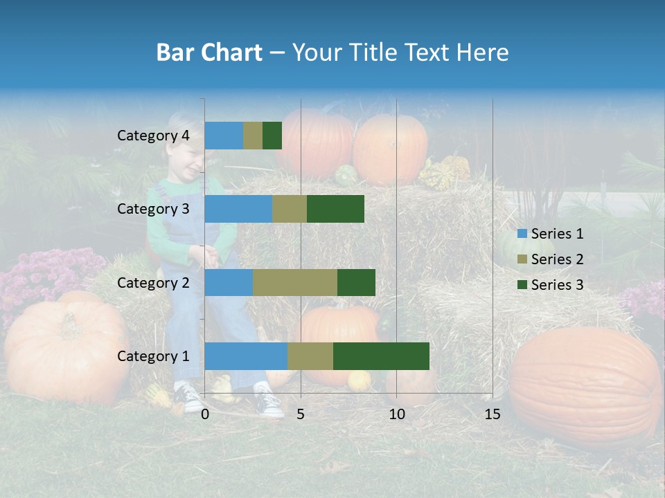 Child Autumn Harvest PowerPoint Template