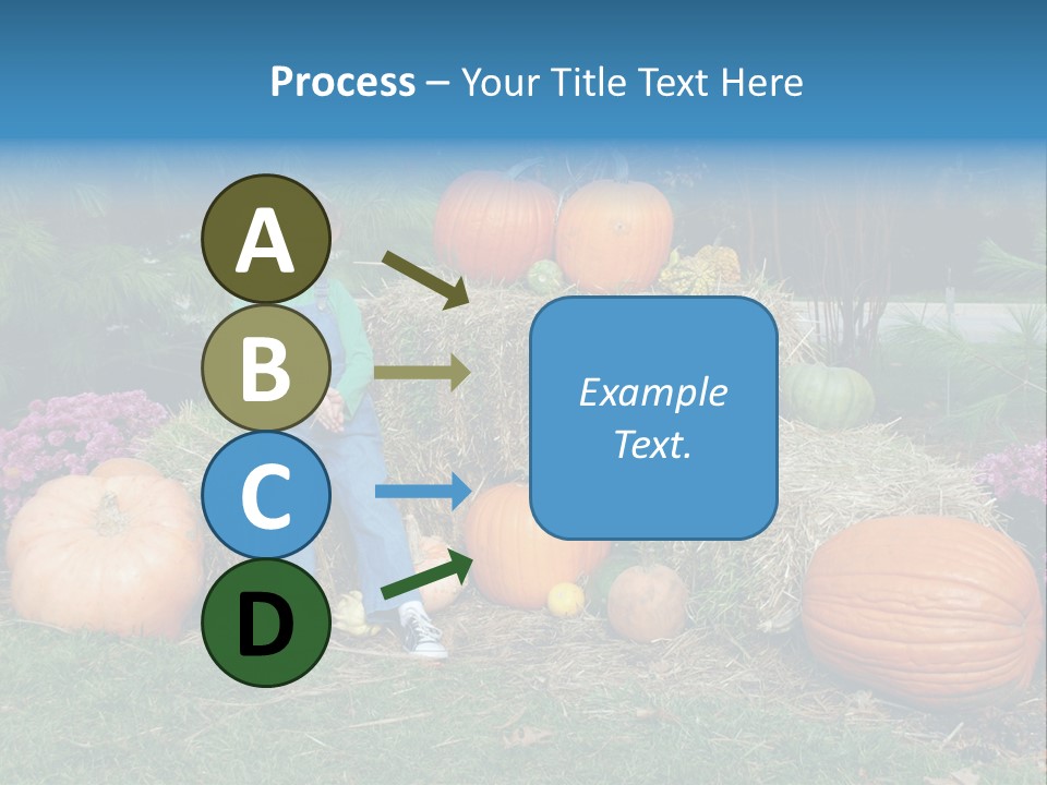 Child Autumn Harvest PowerPoint Template