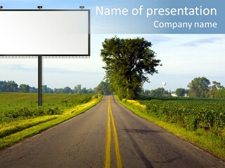 Publicity Empty Background PowerPoint Template