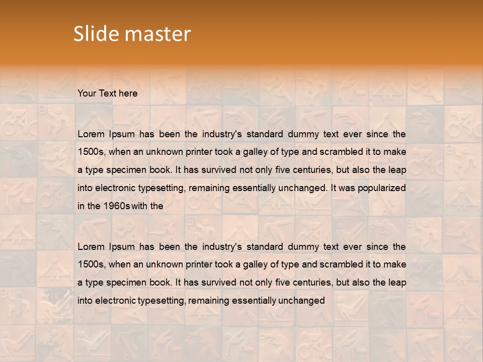 Checks Sport Block PowerPoint Template