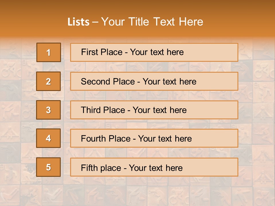 Checks Sport Block PowerPoint Template