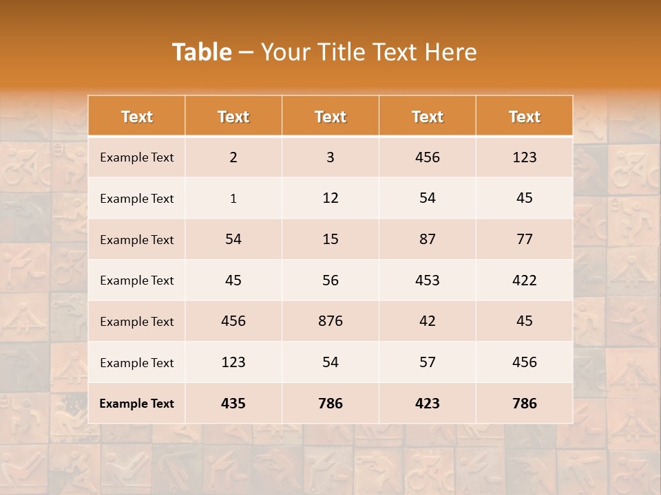 Checks Sport Block PowerPoint Template