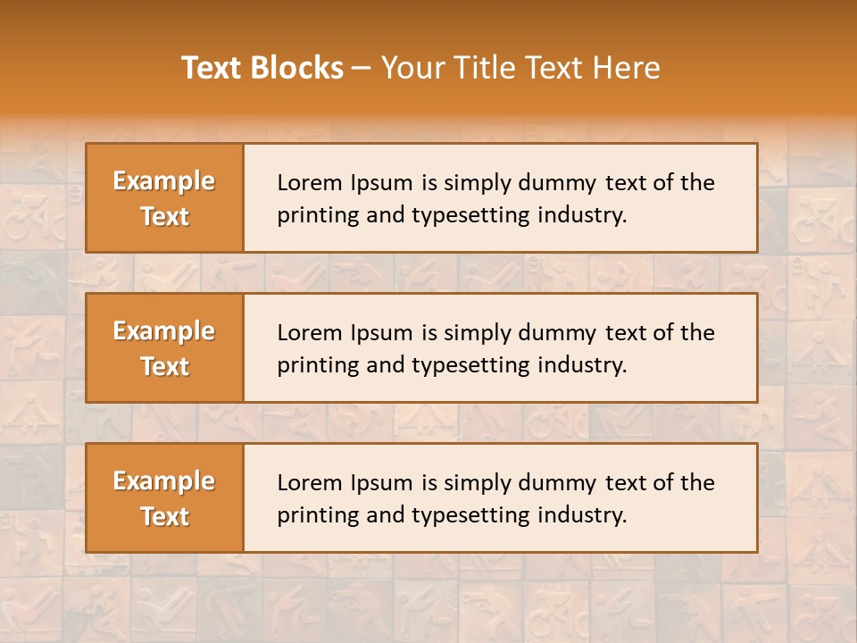 Checks Sport Block PowerPoint Template