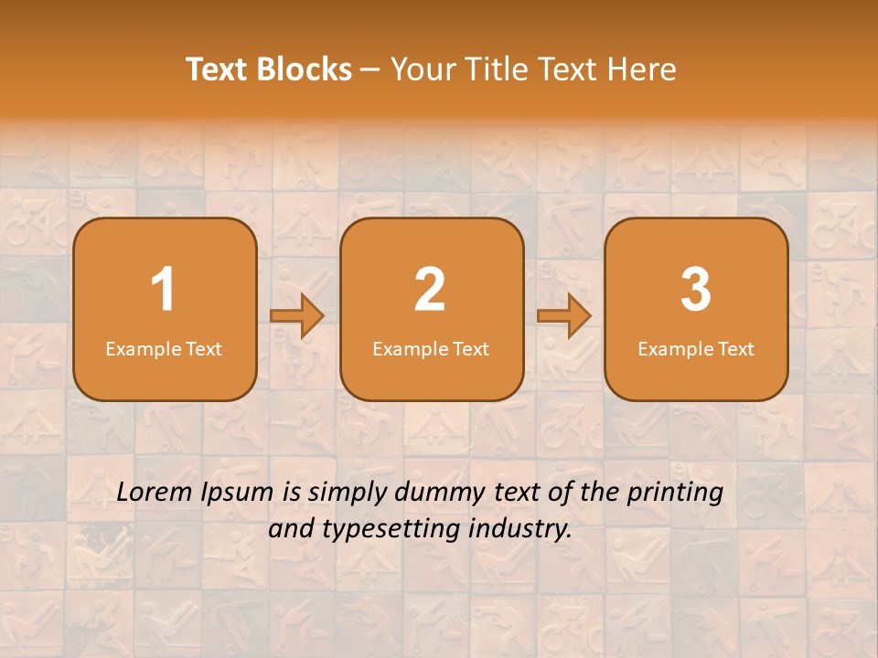 Checks Sport Block PowerPoint Template