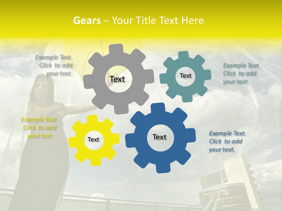 Human Li Ten Communication PowerPoint Template