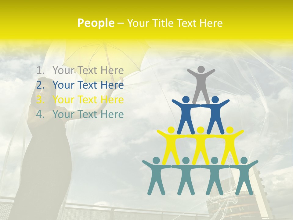 Human Li Ten Communication PowerPoint Template