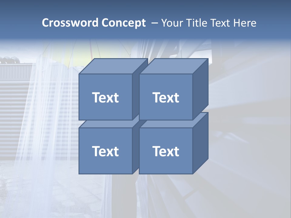 Girl Modern Building PowerPoint Template