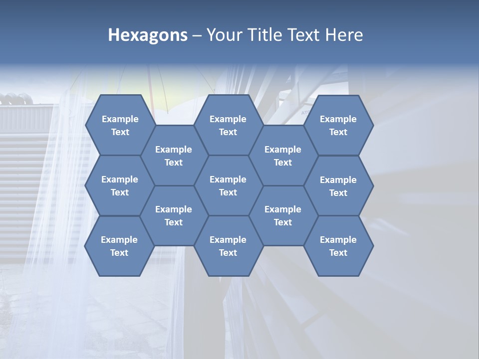 Girl Modern Building PowerPoint Template