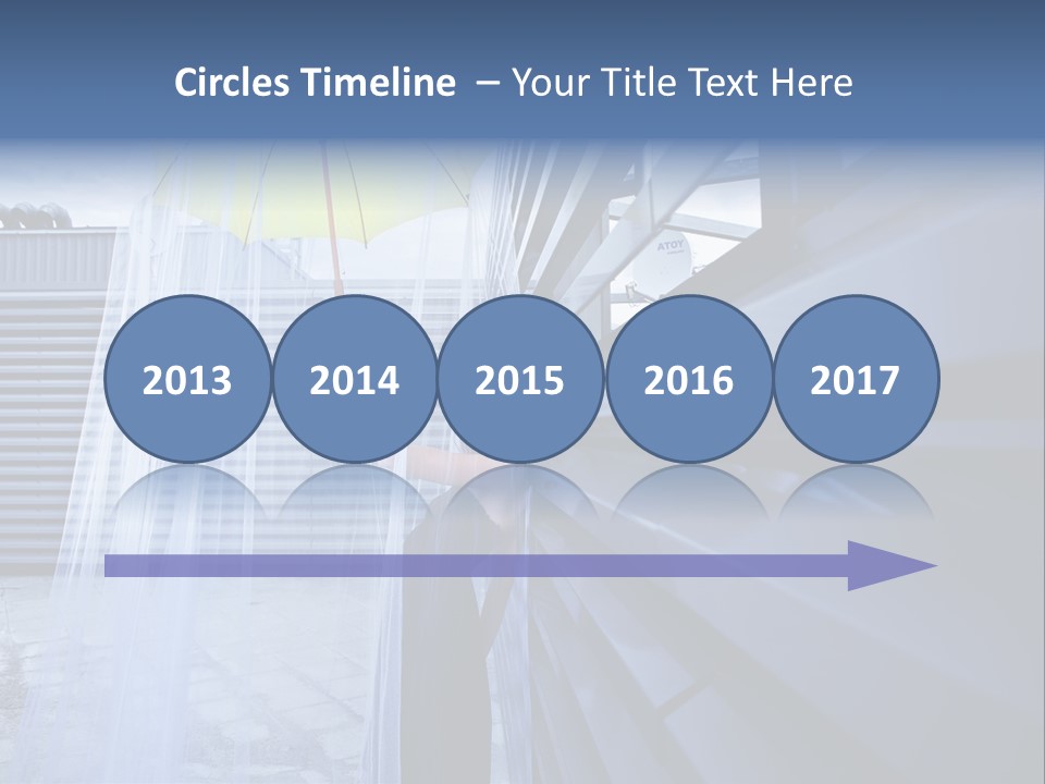 Girl Modern Building PowerPoint Template