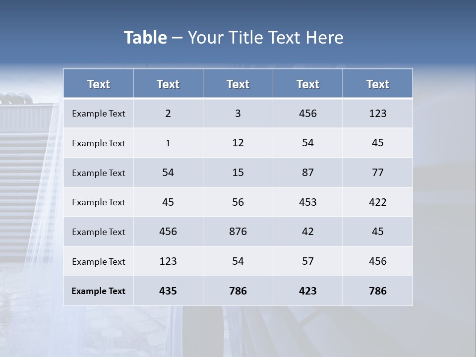 Girl Modern Building PowerPoint Template