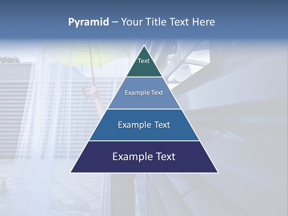 Girl Modern Building PowerPoint Template