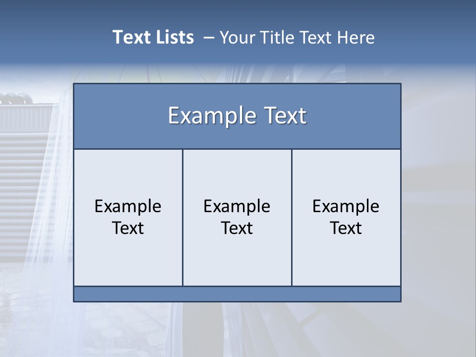 Girl Modern Building PowerPoint Template
