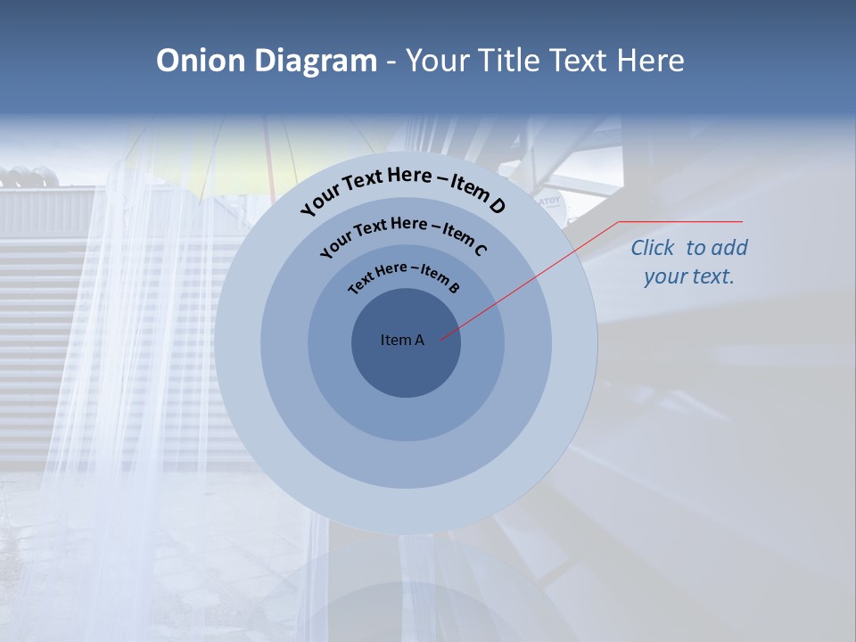 Girl Modern Building PowerPoint Template