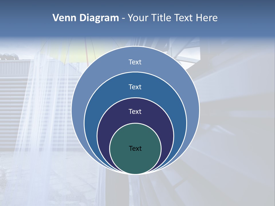 Girl Modern Building PowerPoint Template