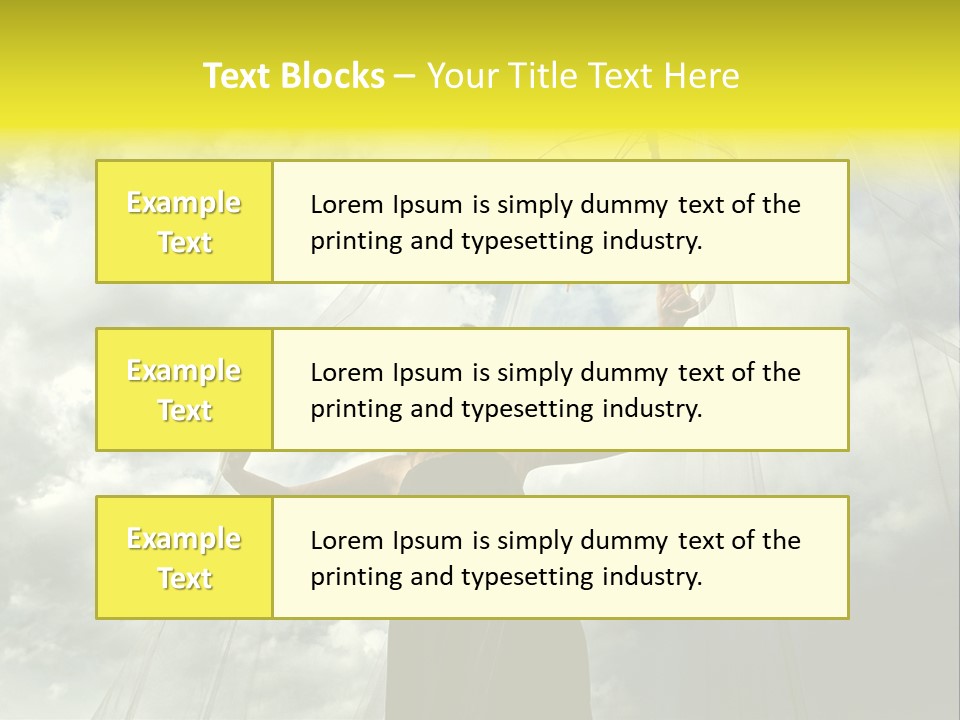 Umbrella Dress Standing PowerPoint Template