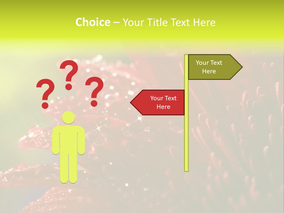 Gift Close Pretty PowerPoint Template