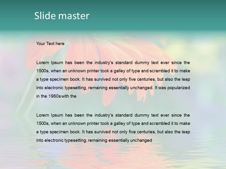 Bright Beauty Happy PowerPoint Template