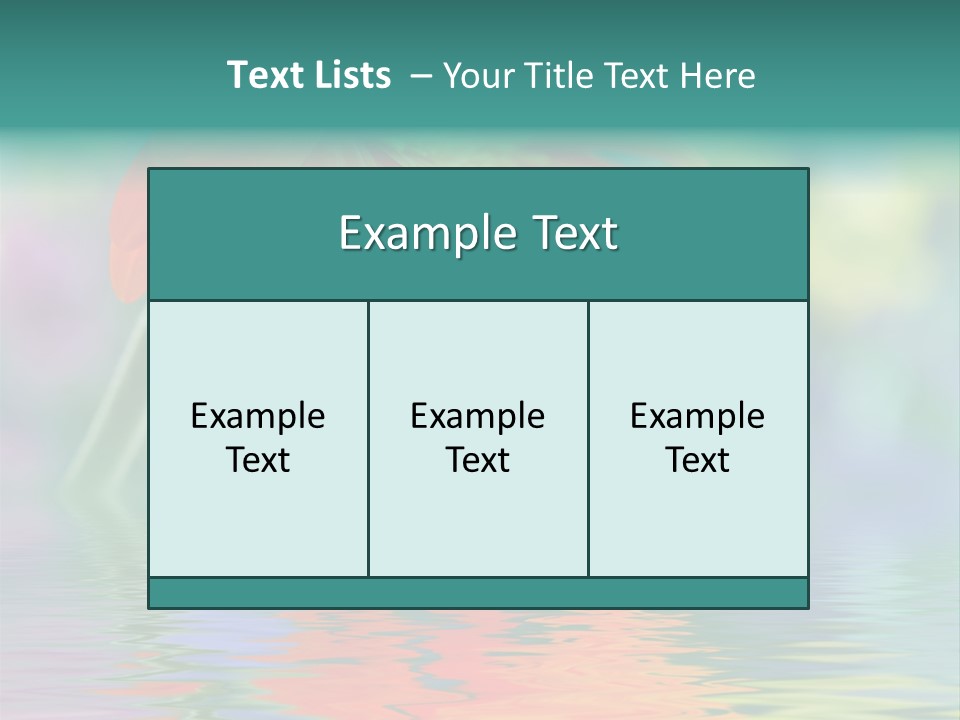 Bright Beauty Happy PowerPoint Template