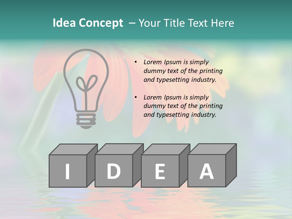 Bright Beauty Happy PowerPoint Template