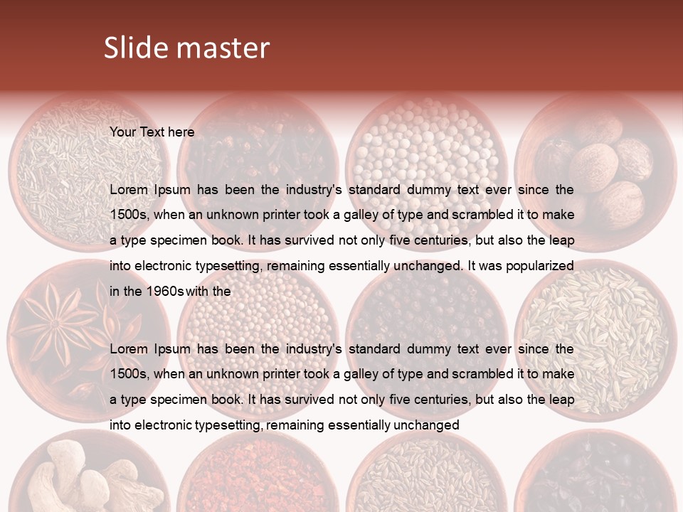 Star White Ingredient PowerPoint Template