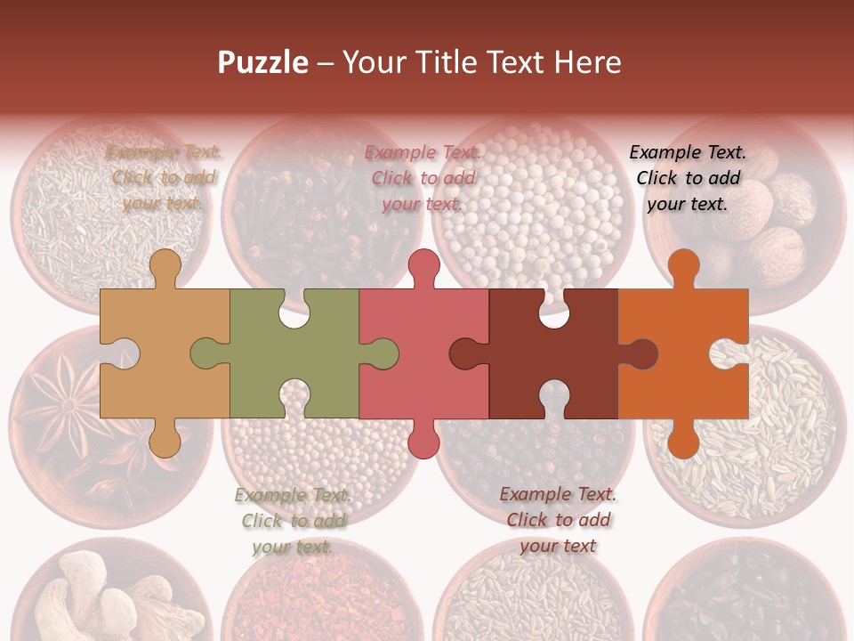 Star White Ingredient PowerPoint Template