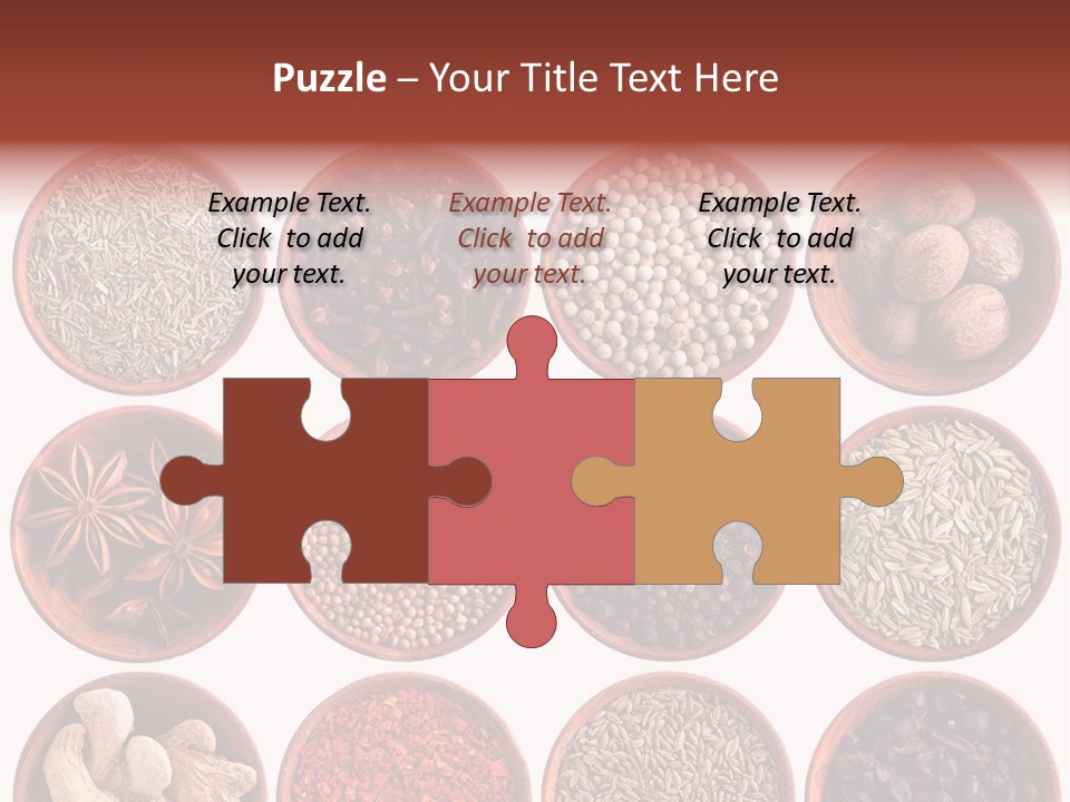 Star White Ingredient PowerPoint Template