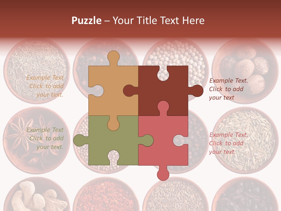 Star White Ingredient PowerPoint Template