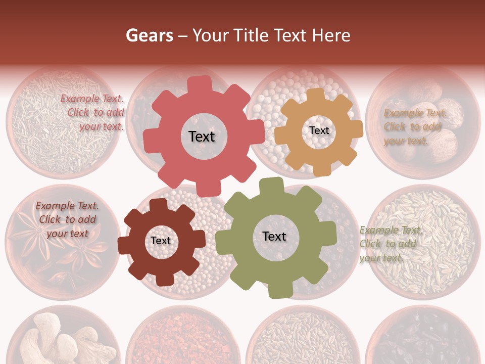 Star White Ingredient PowerPoint Template