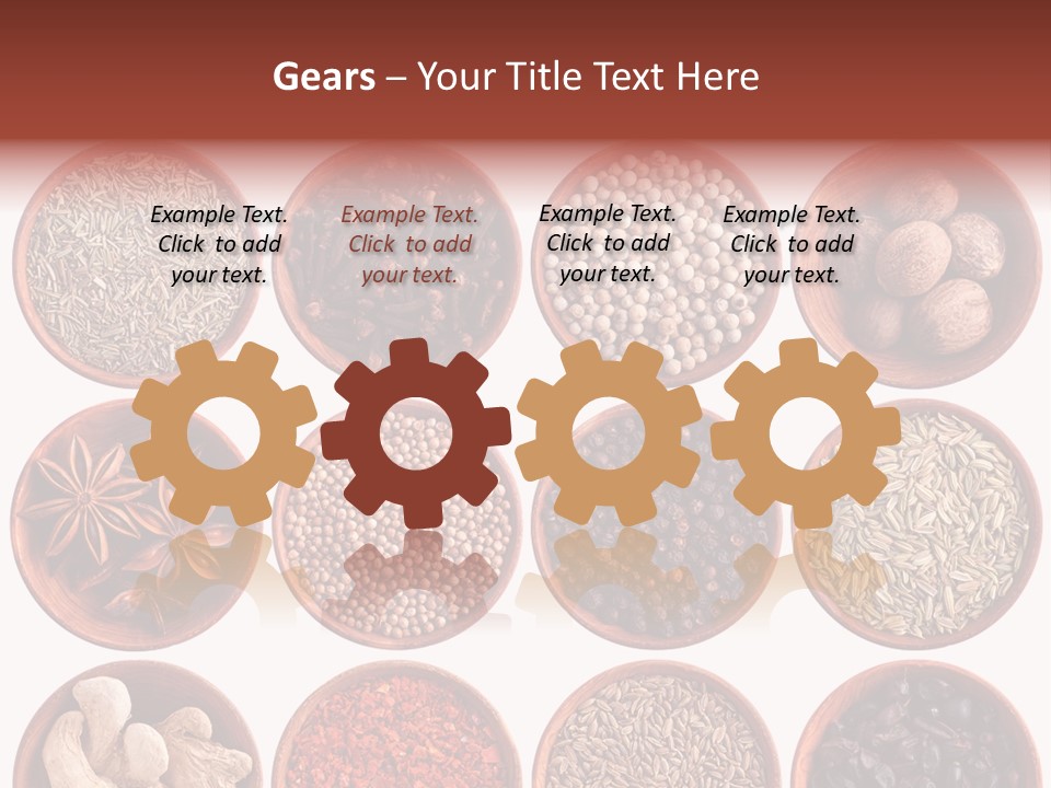 Star White Ingredient PowerPoint Template