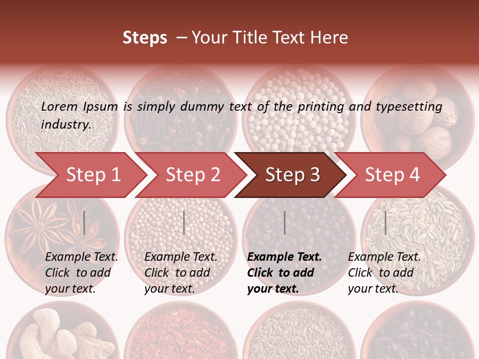 Star White Ingredient PowerPoint Template