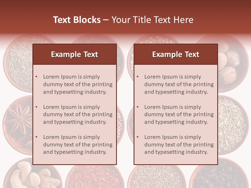 Star White Ingredient PowerPoint Template