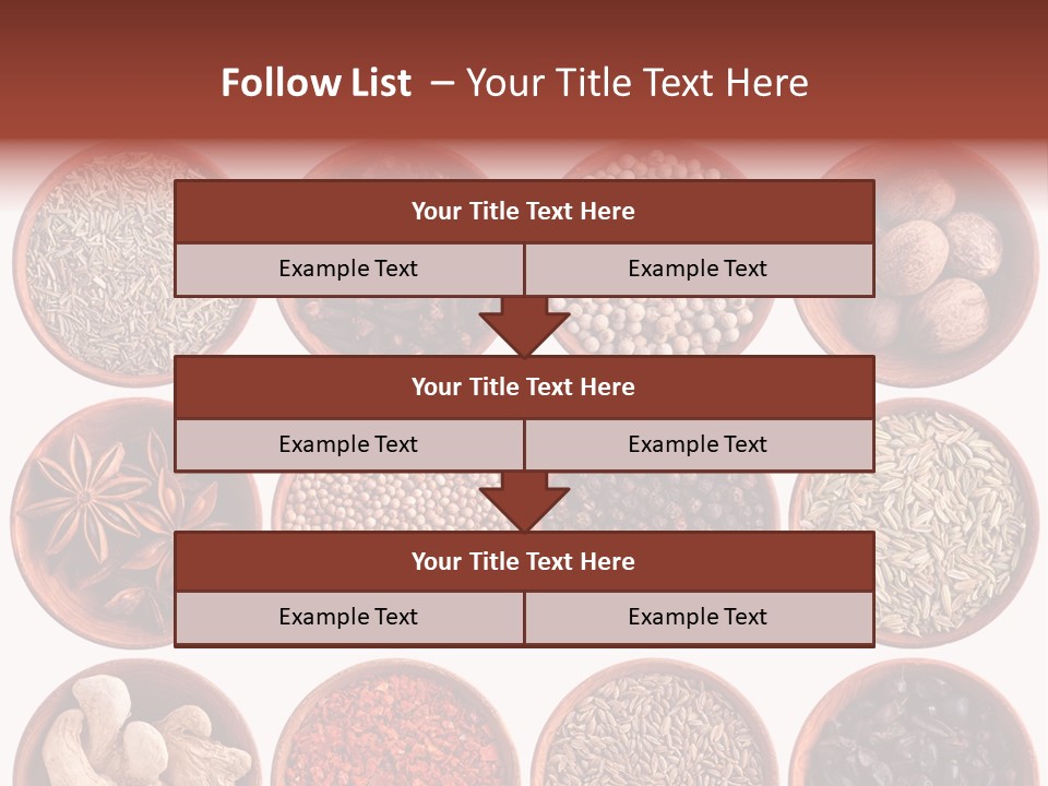 Star White Ingredient PowerPoint Template
