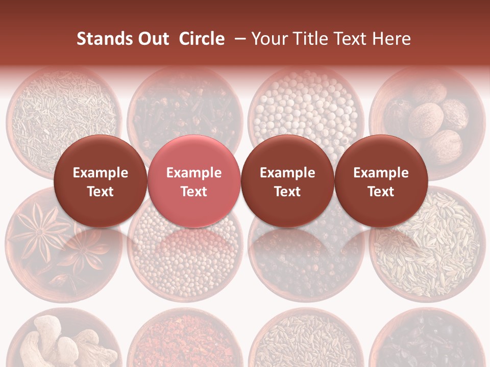 Star White Ingredient PowerPoint Template