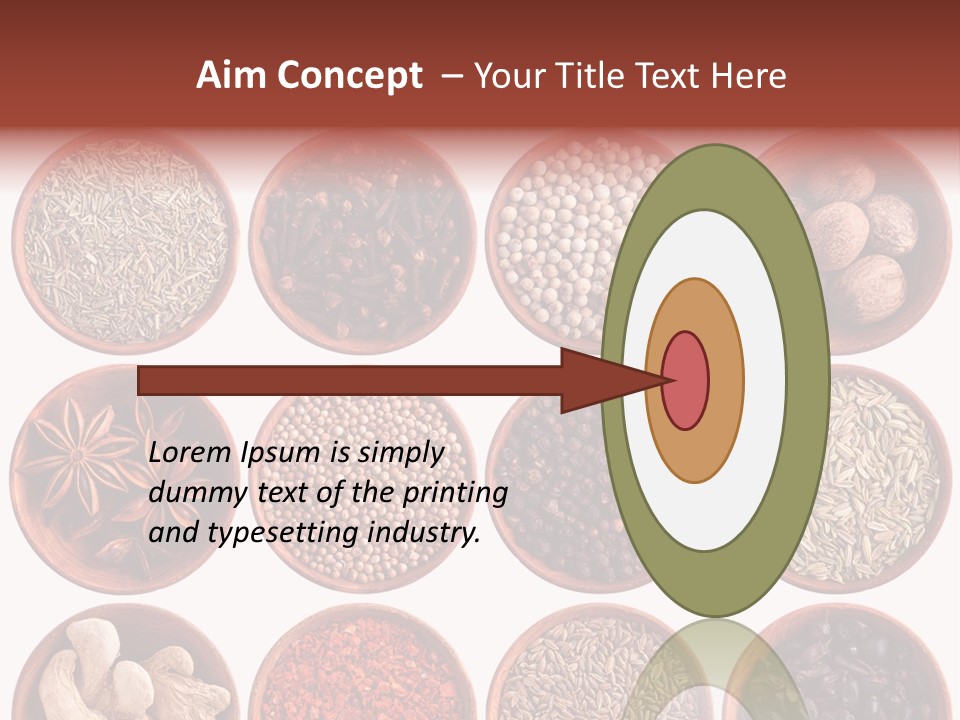 Star White Ingredient PowerPoint Template