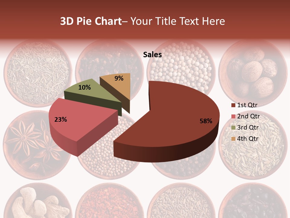 Star White Ingredient PowerPoint Template