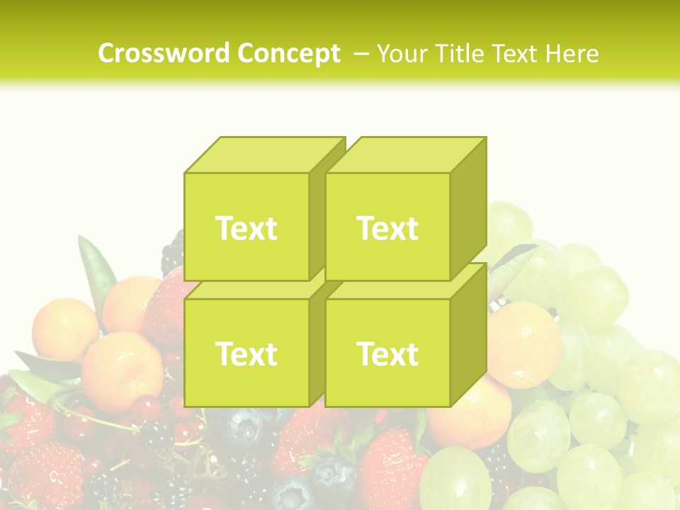 Red Closeup Delicious PowerPoint Template