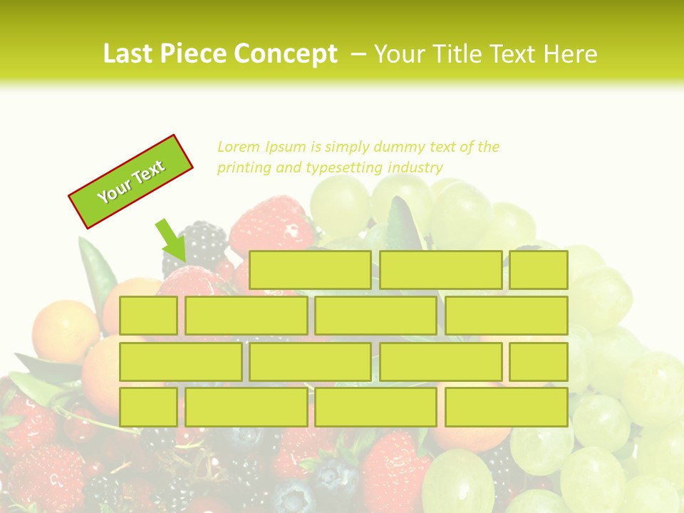 Red Closeup Delicious PowerPoint Template