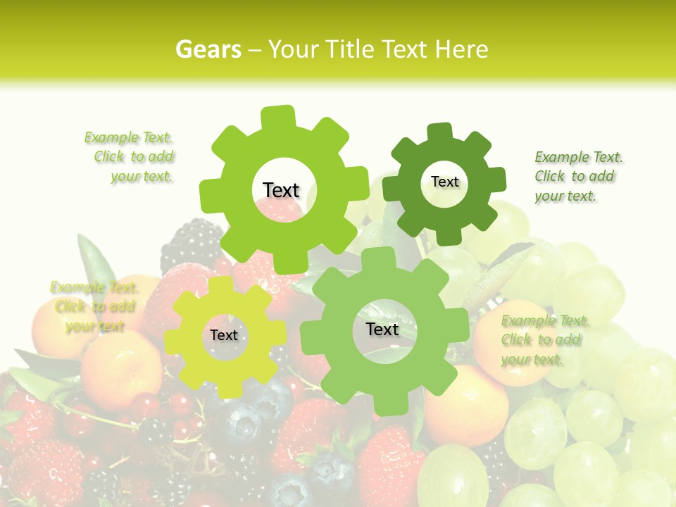 Red Closeup Delicious PowerPoint Template