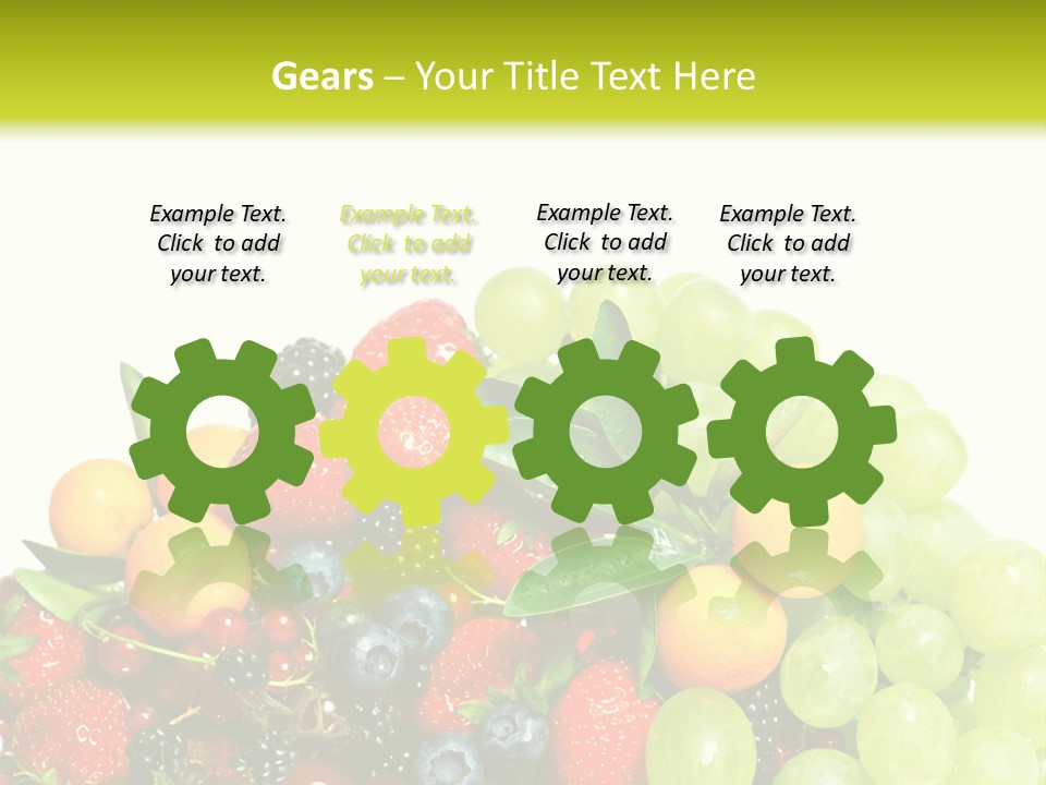 Red Closeup Delicious PowerPoint Template