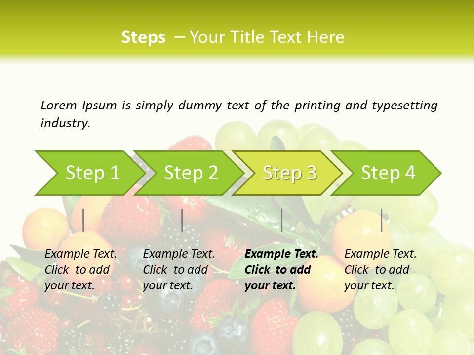Red Closeup Delicious PowerPoint Template