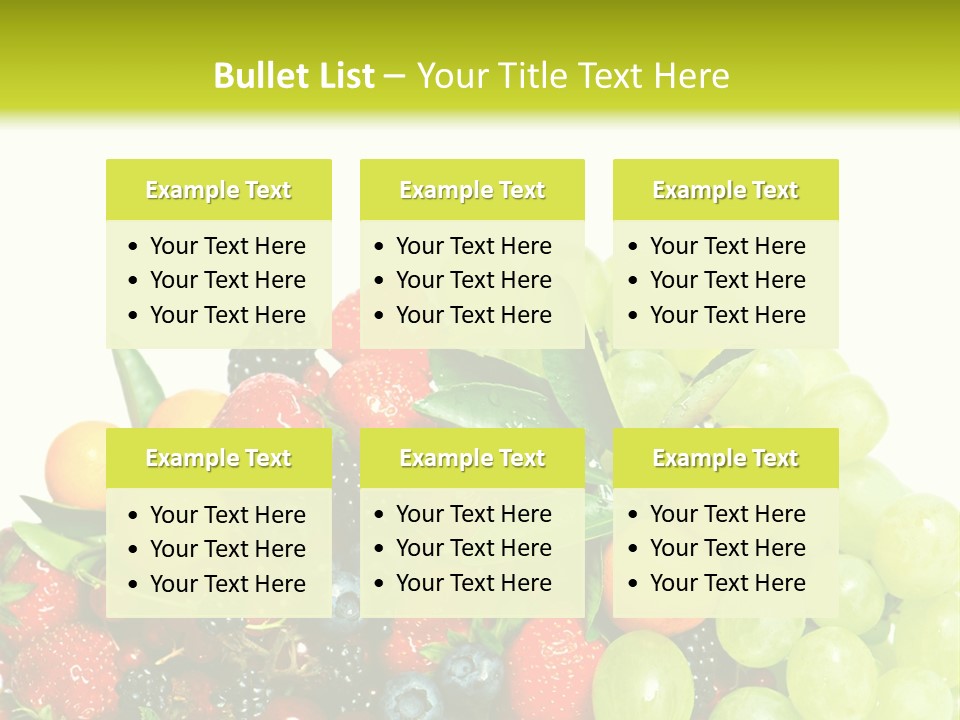 Red Closeup Delicious PowerPoint Template