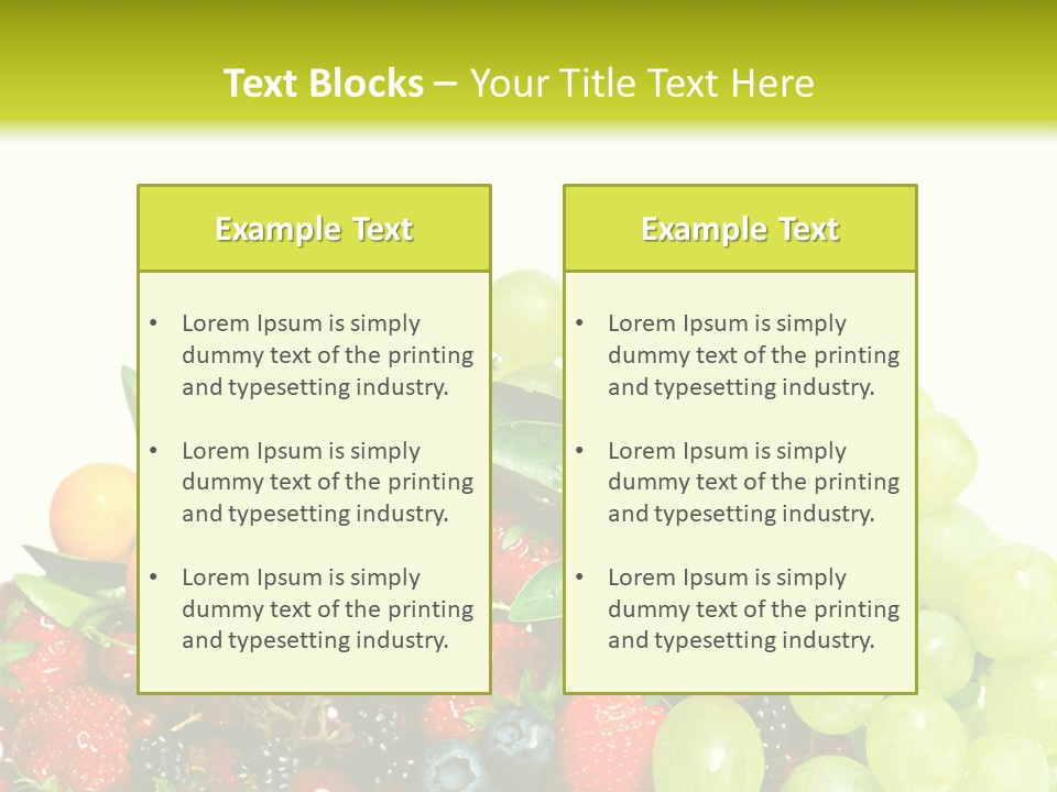 Red Closeup Delicious PowerPoint Template