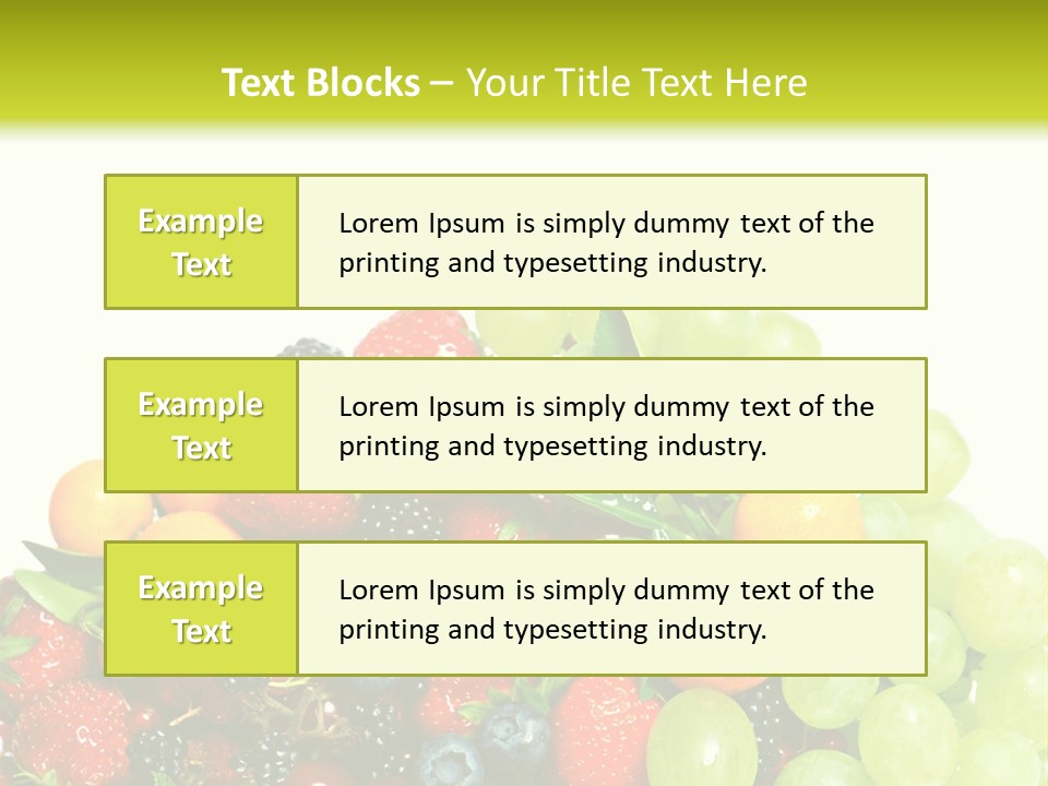 Red Closeup Delicious PowerPoint Template