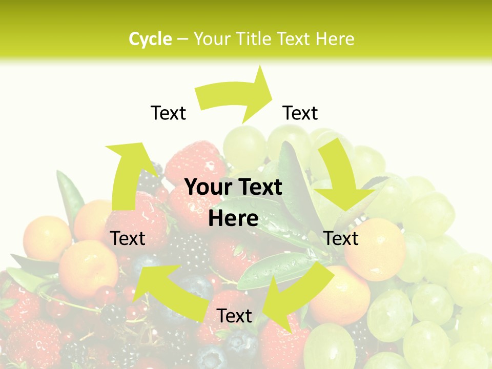 Red Closeup Delicious PowerPoint Template