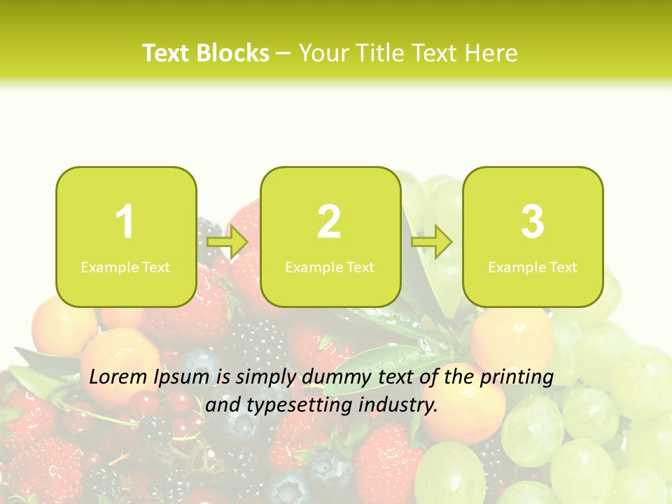 Red Closeup Delicious PowerPoint Template