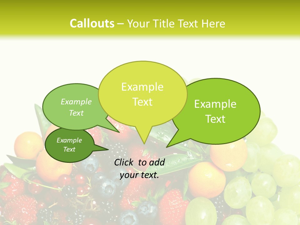 Red Closeup Delicious PowerPoint Template