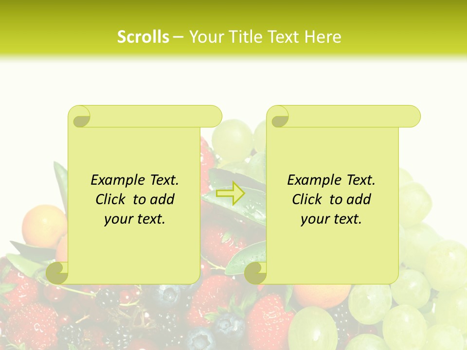 Red Closeup Delicious PowerPoint Template