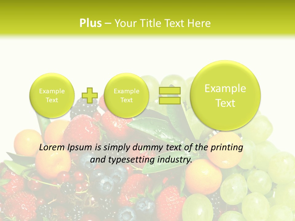 Red Closeup Delicious PowerPoint Template