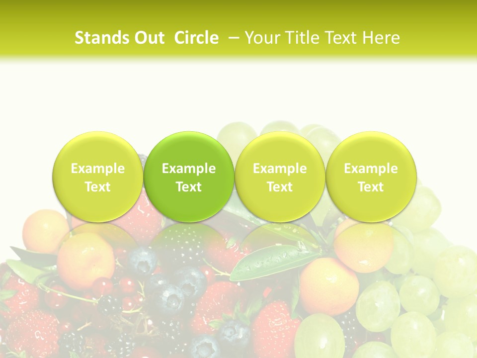 Red Closeup Delicious PowerPoint Template